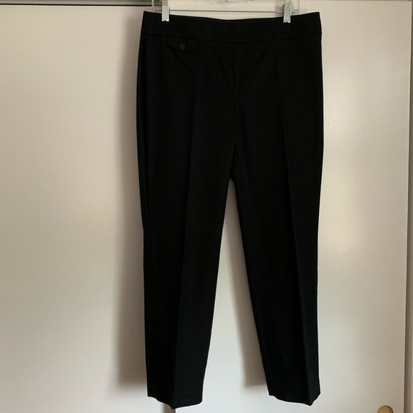 LOFT ~Julie ~Ankle Length ~Black Pants ~Size 8 Professional WorkWear Evening - Picture 2 of 8